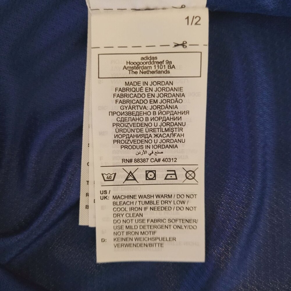 Adidas Aeroready Designed for Movement Tee Mens Size S Blue Short Sleeve NWT - Picture 7 of 8